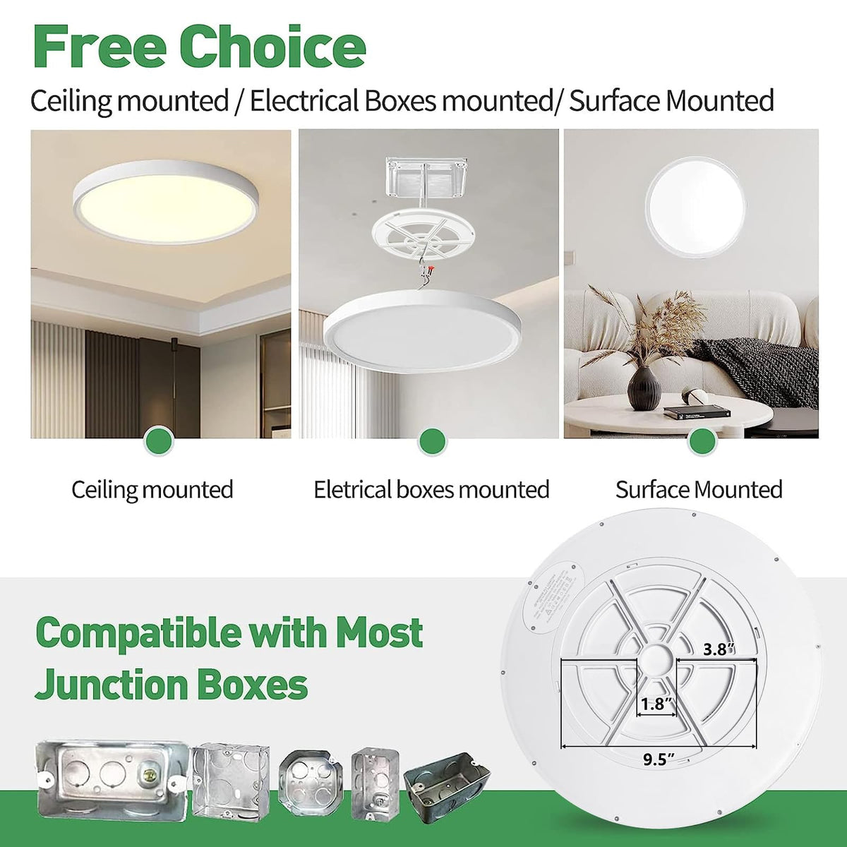 FY WISDOM FLY LIGHTING low-profile ceiling light fits tight ceilings with clean look