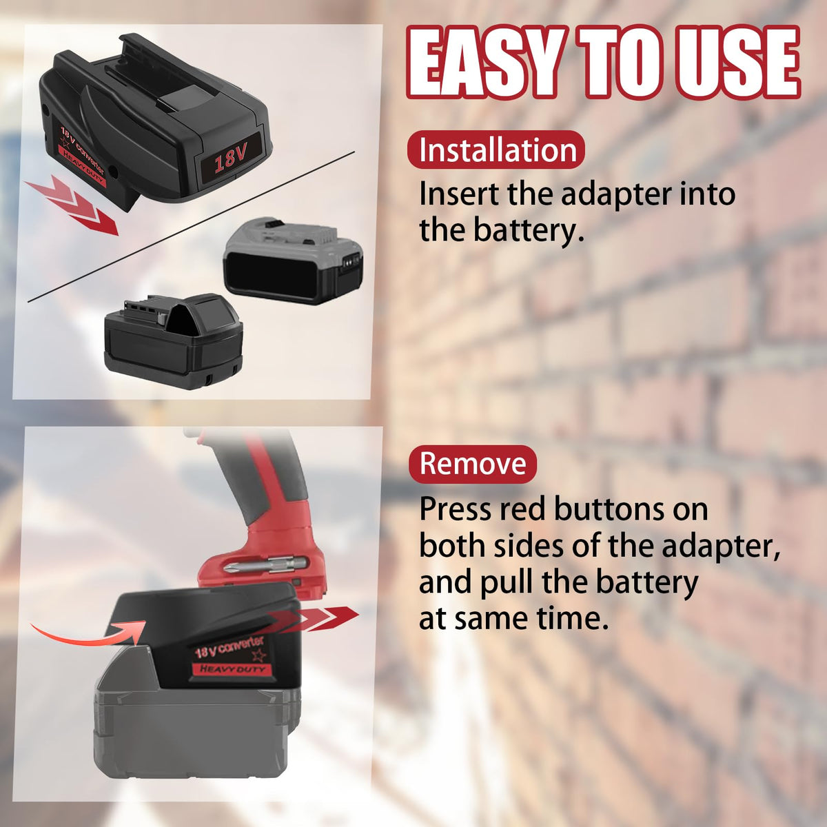 Fybemax adapter features a durable, safe structure for daily tasks.