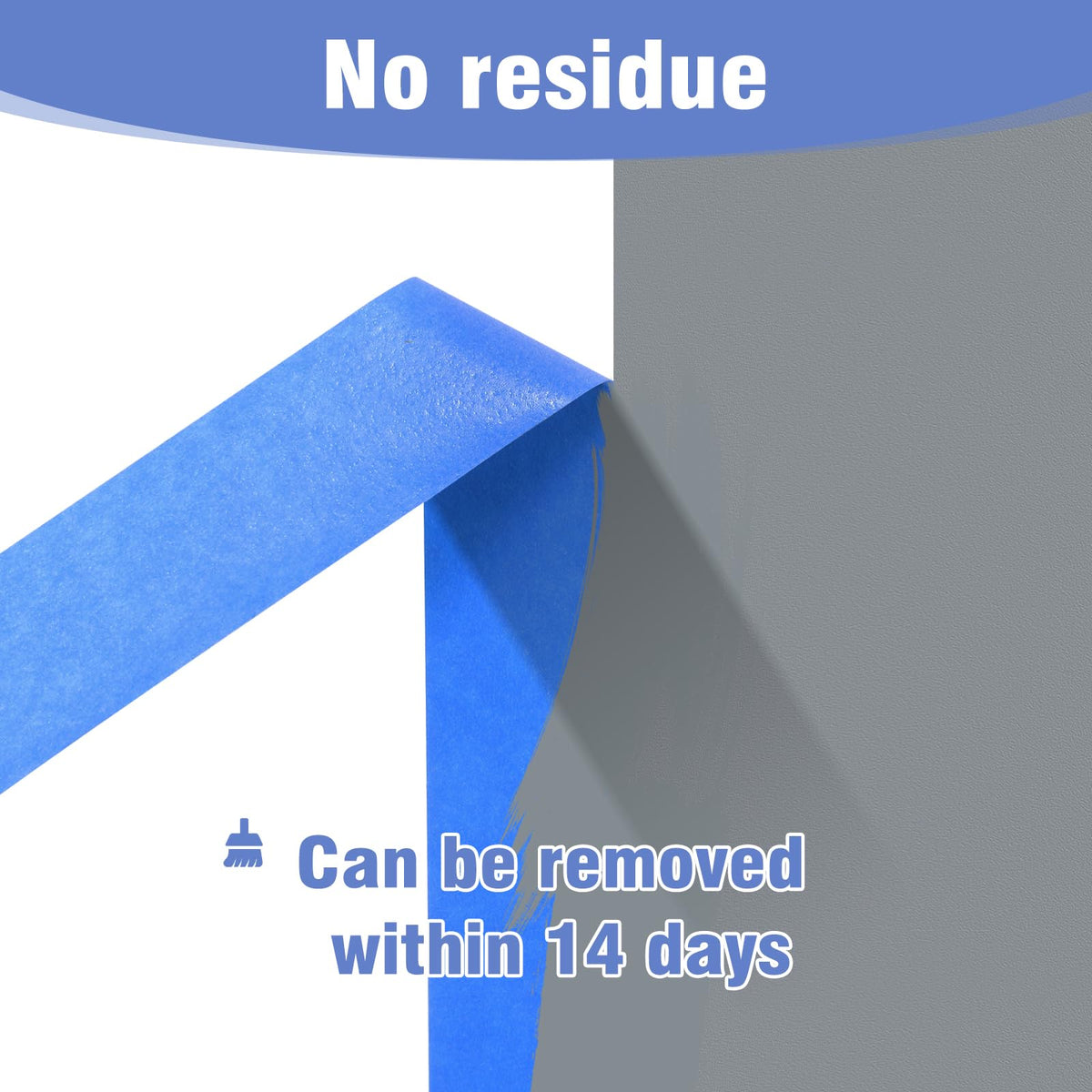 Fyguard blue tape suitable for walls, glass, floors, tiles, and boards.