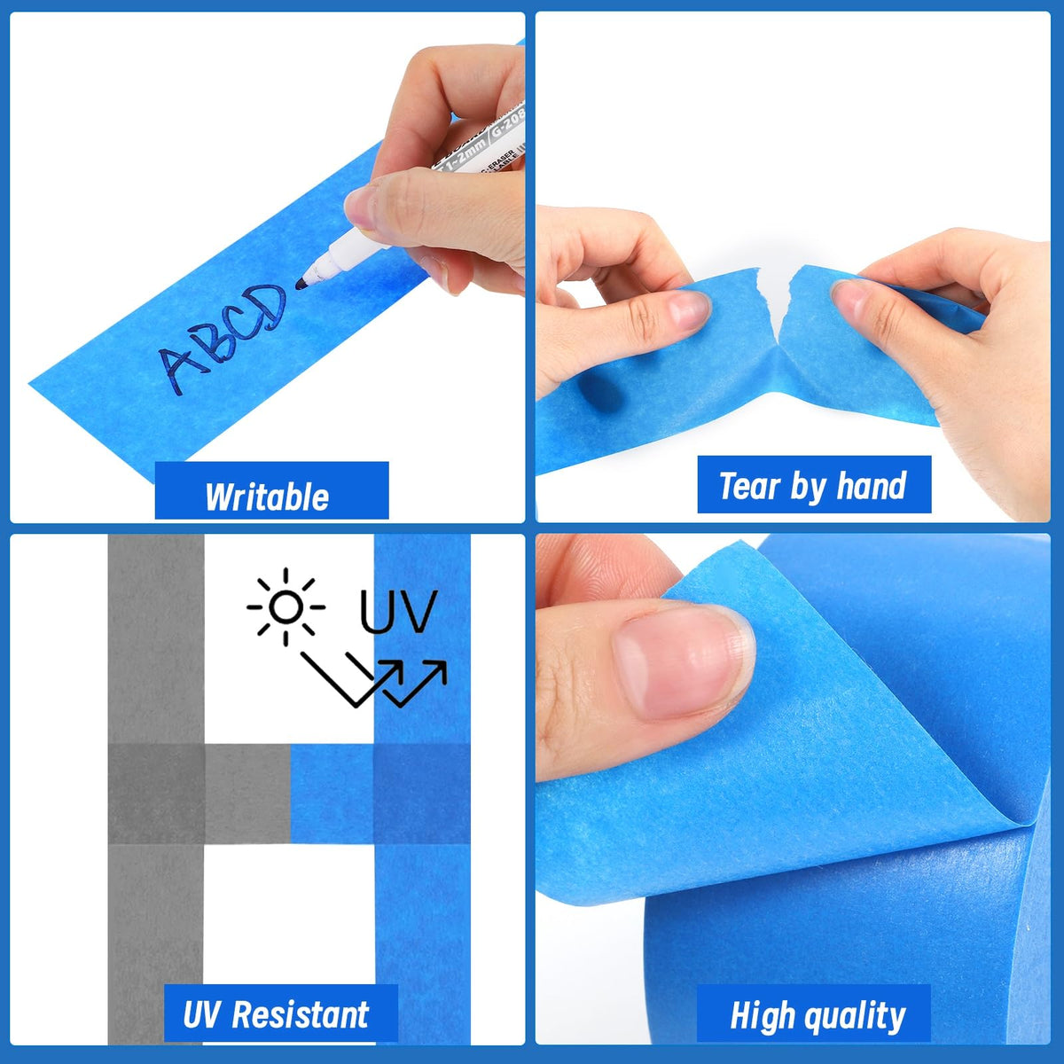 Fyguard painter's tape supports edge treatment, masking, and delicate DIY crafts.