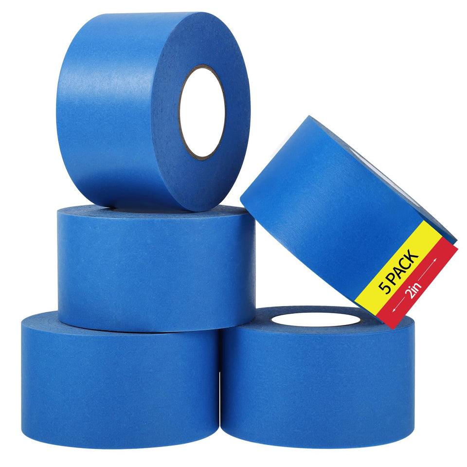 Fyguard blue painters tape 2in roll for sharp edge lines during painting.