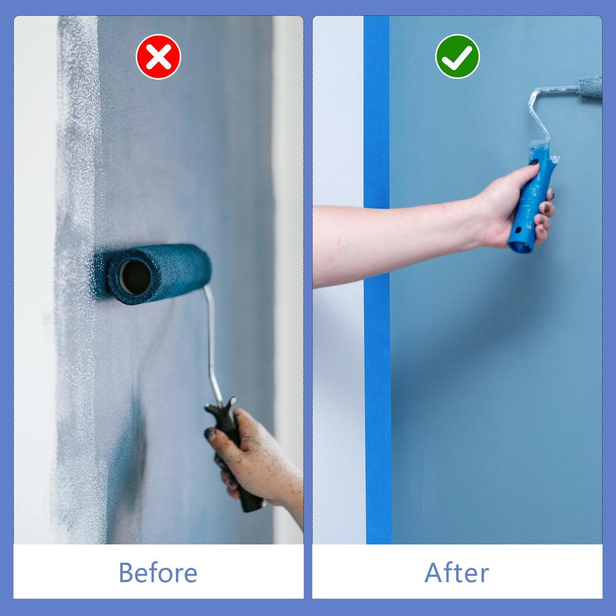 Fyguard painter tape supports painting, trimming, and DIY crafts.