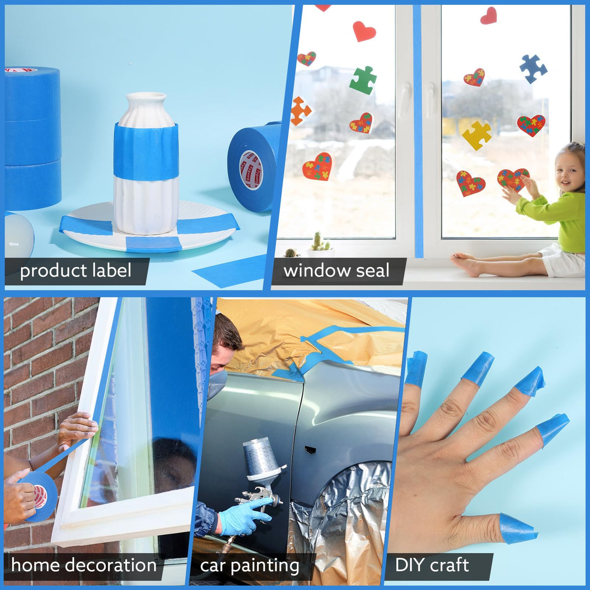 Fyguard UV resistant tape for indoor and outdoor painting tasks