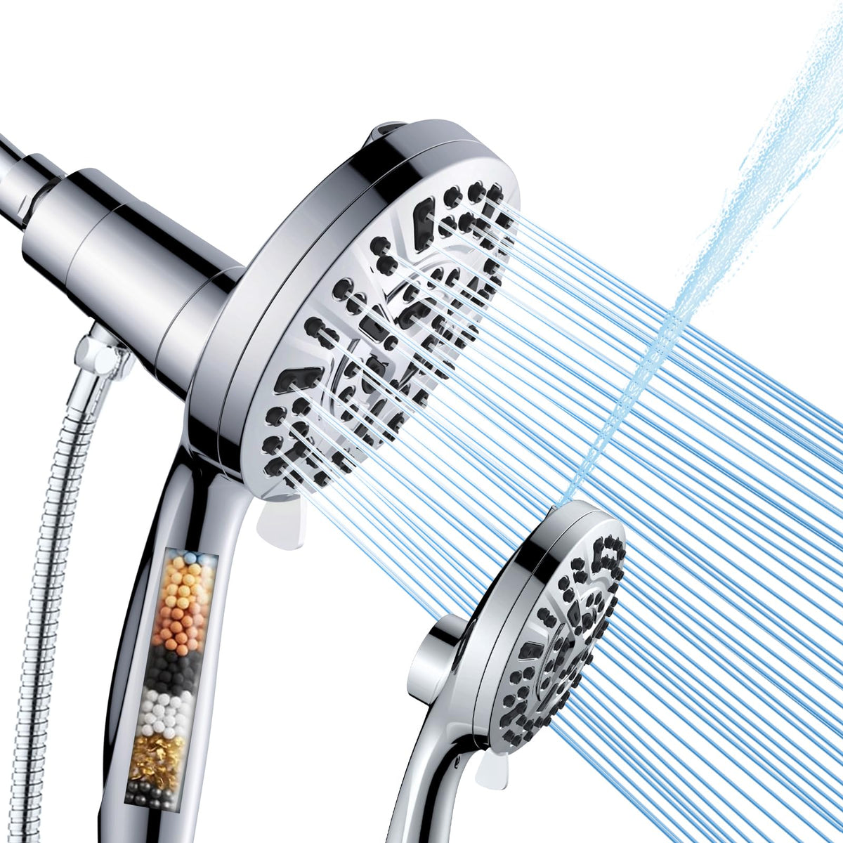 Fyhib filtered shower head handheld for a refreshed shower experience
