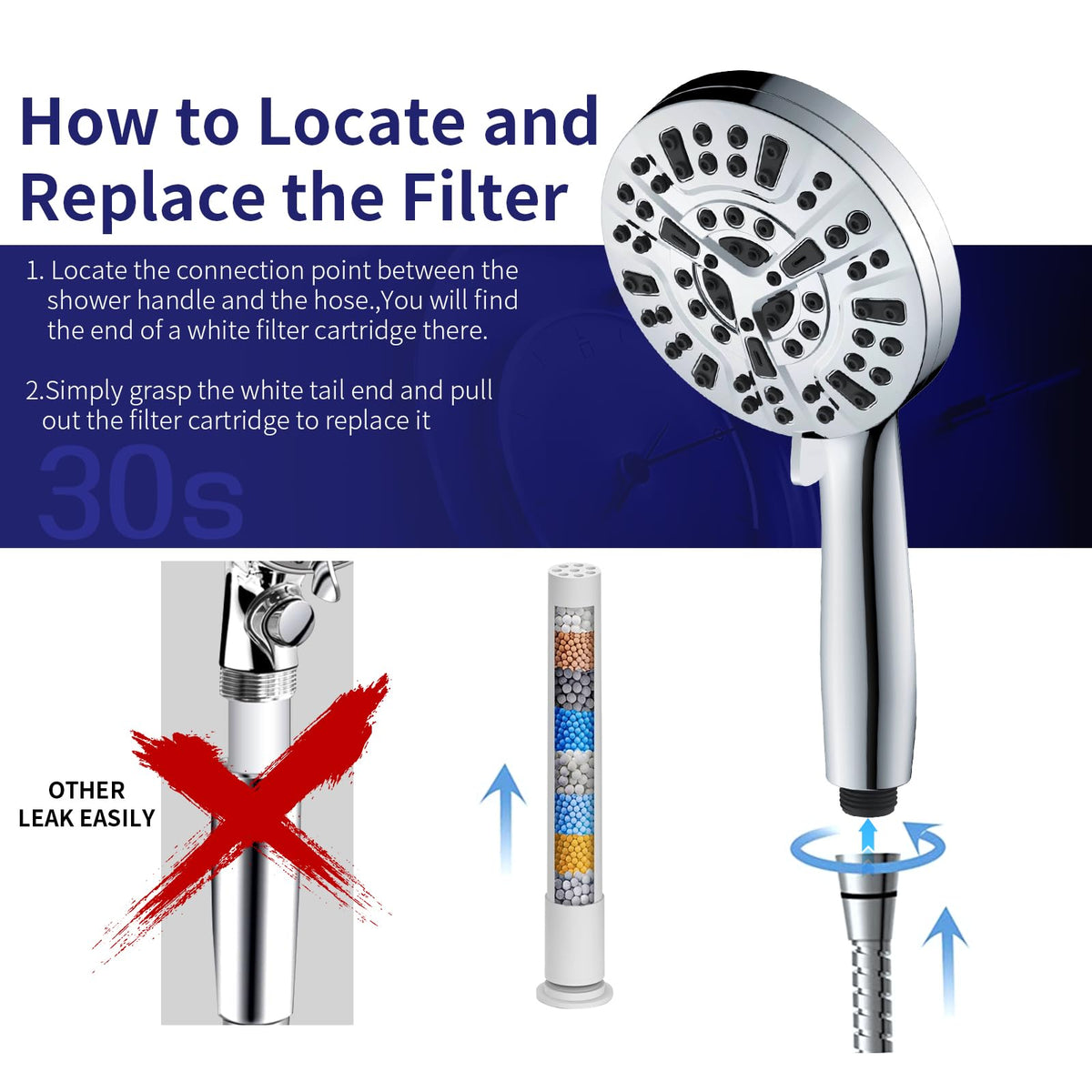 Fyhib removable 10-layer filtration for cleaner water