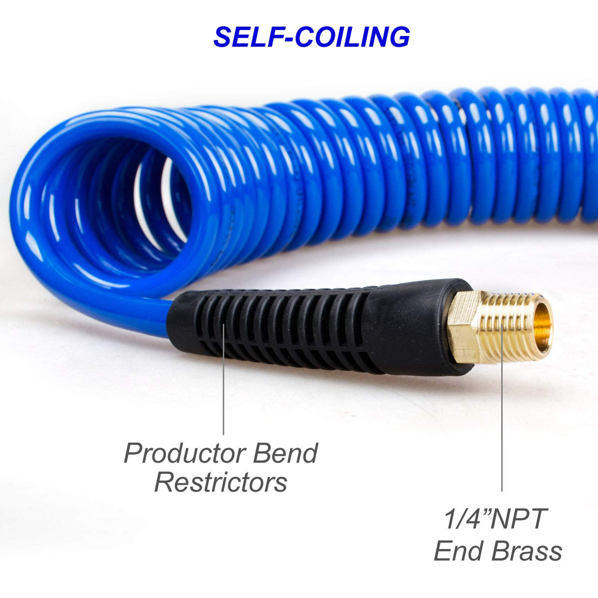 FYPower 1/4 inch NPT quick-connect fittings for fast tool changes.