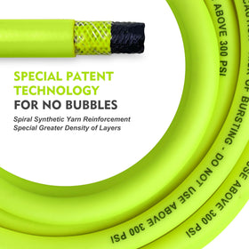 FYPower all-weather hose remains pliable from -40 F to 140 F for year-round use.