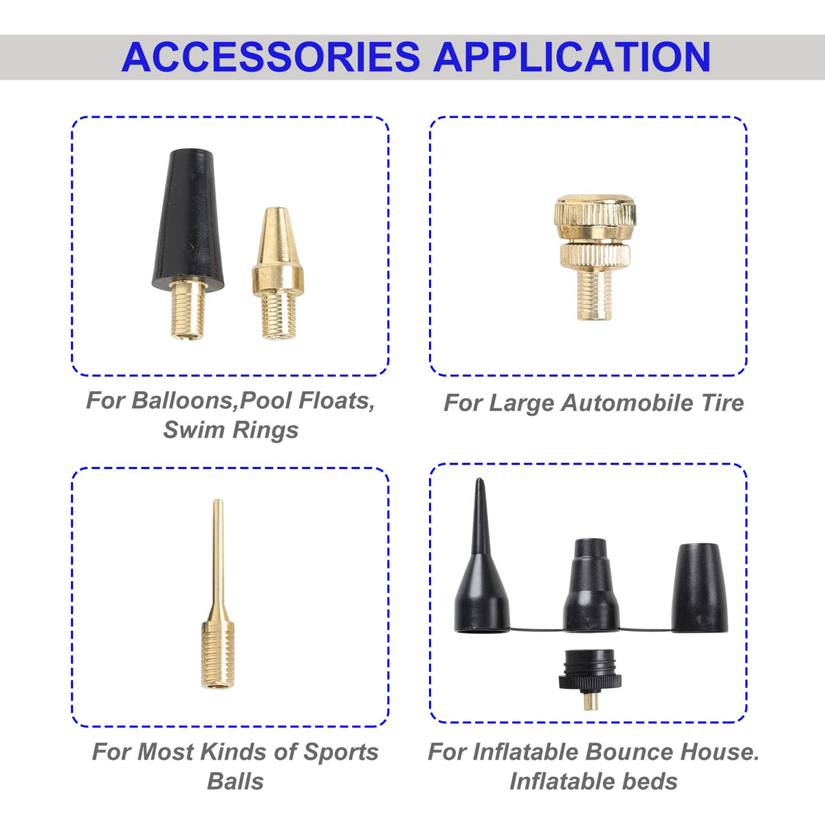 FYPower valve connectors simplify quick setup with compatible tools.