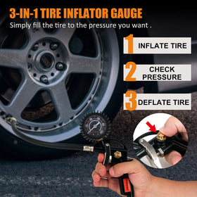 FYPower heavy-duty blow gun with safety nozzle for precise cleaning.