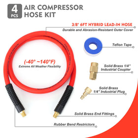 FYPower kink-resistant design keeps bends smooth for consistent air delivery.