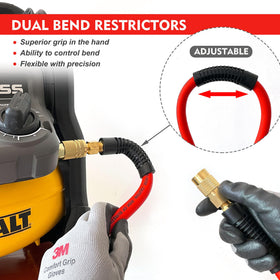 FYPower hose withstands wide temperatures, staying pliable from -40°F to 140°F.
