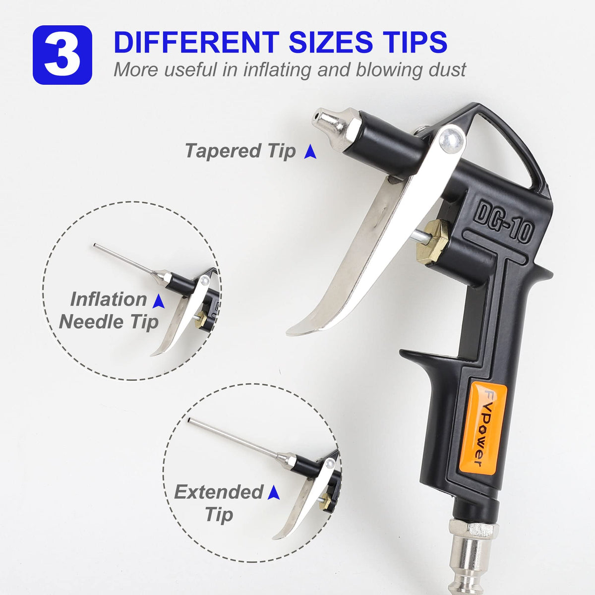 FYPower brass connectors and adapters ensure durable, secure fittings.