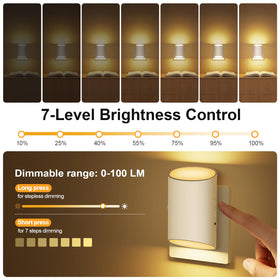Fyrael night light with dusk-to-dawn sensor detecting ambient light