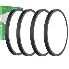 FY WISDOM FLY LIGHTING 4PK 15.8in black LED flush mount assembly with bright, even illumination