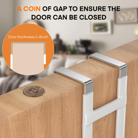 FYY four pack over the door hooks expands hanging space in home