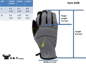 G & F Products gloves on hand showcase comfort and dexterity for extended use