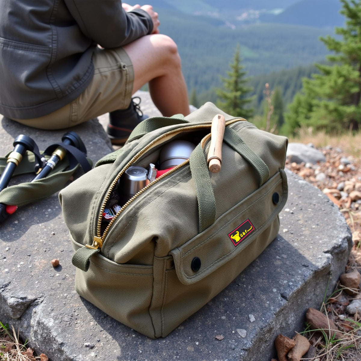 G & F Products interior pockets keep essentials neatly organized