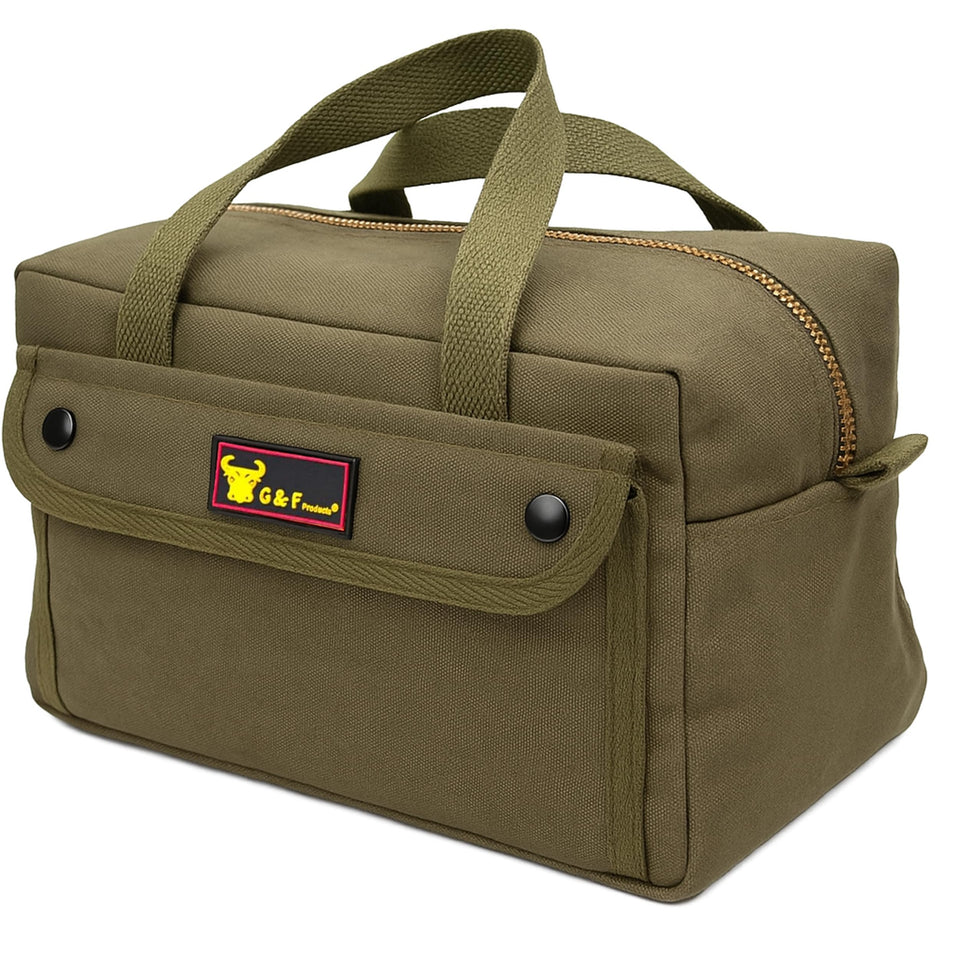 G & F Products waxed canvas duffle with water resistance for everyday travel