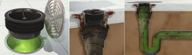 G Green Drain 28 mm height supports retrofit and new builds.
