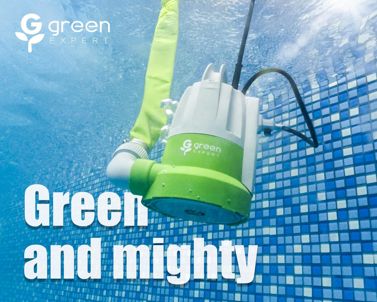 G Green Expert 25-foot grounded cord enables safe distant setup.
