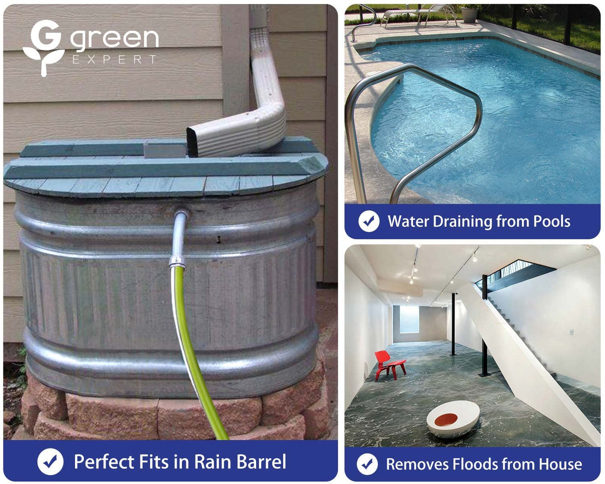 G Green Expert included hose adapters for quick installations.