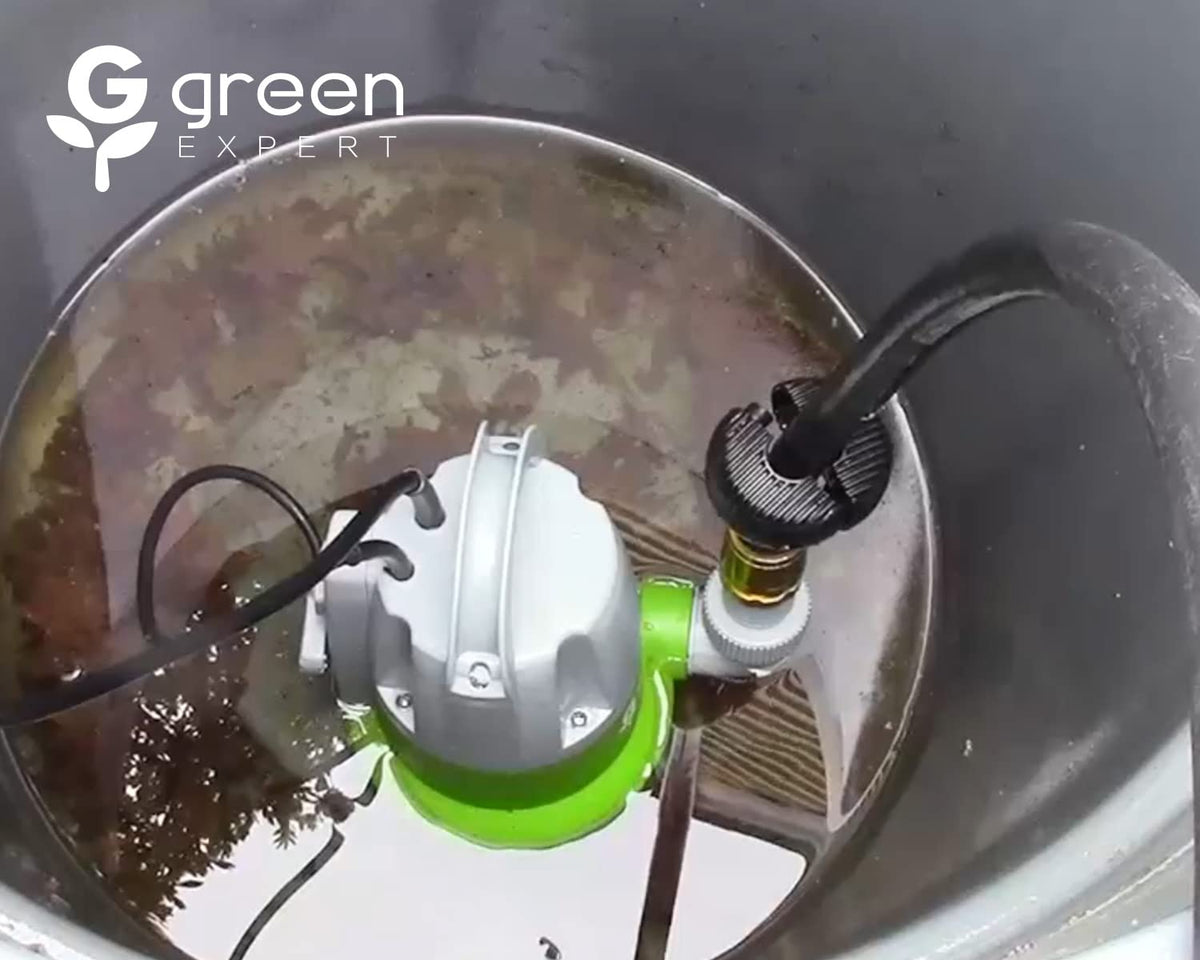 G Green Expert quick-install hoses support high-capacity drainage.