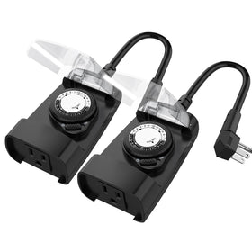 G-Homa outdoor timer dial front showing 30-minute interval scheduling for precise control