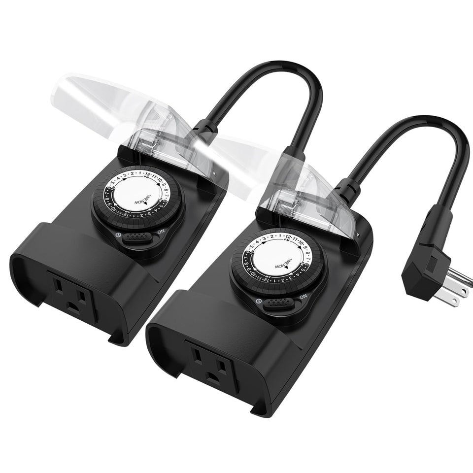 G-Homa outdoor timer dial front showing 30-minute interval scheduling for precise control
