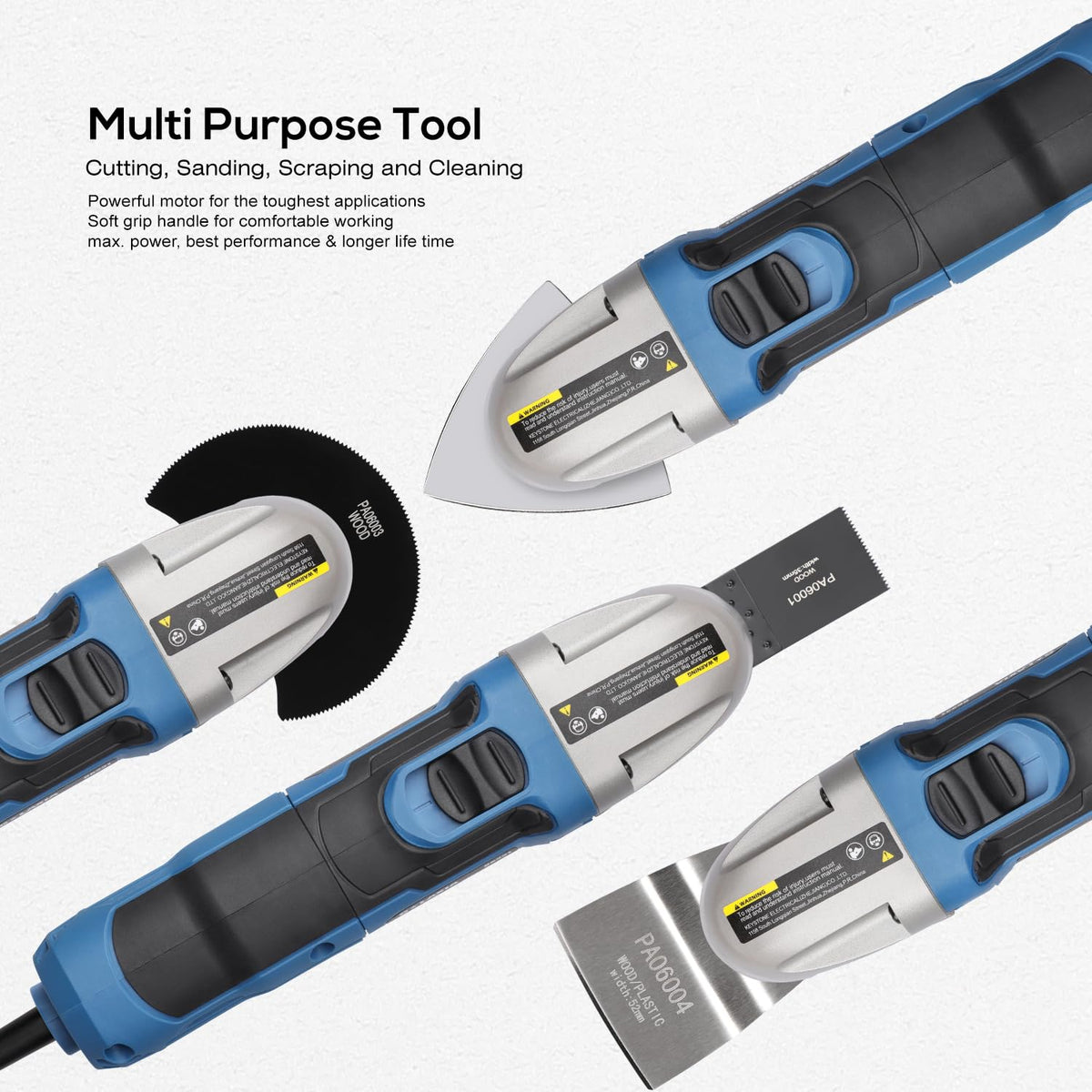 G LAXIA oscillating tool soft metal blade supports versatile cutting