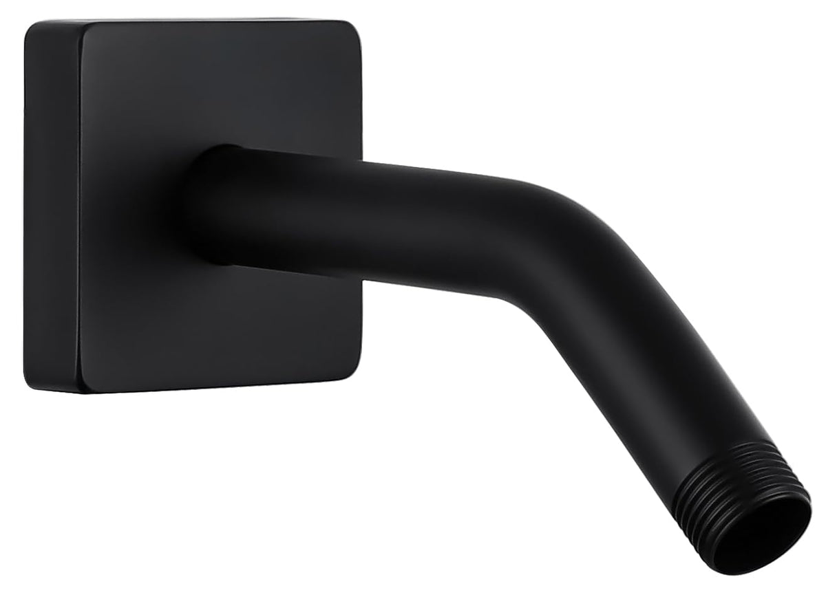 G-Promise all-metal 6 inch shower arm with flange, durable and rust-resistant for reliable showers.