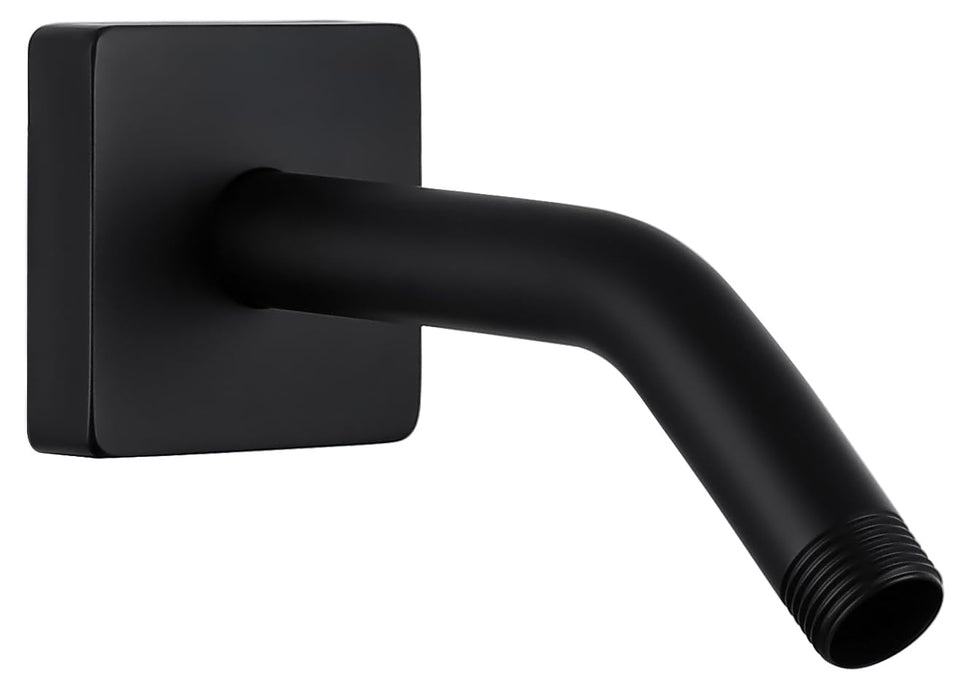 G-Promise all-metal 6 inch shower arm with flange, durable and rust-resistant for reliable showers.