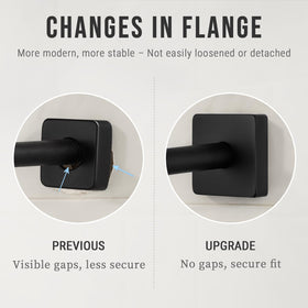 G-Promise flange detail in matte black for a clean, premium finish.