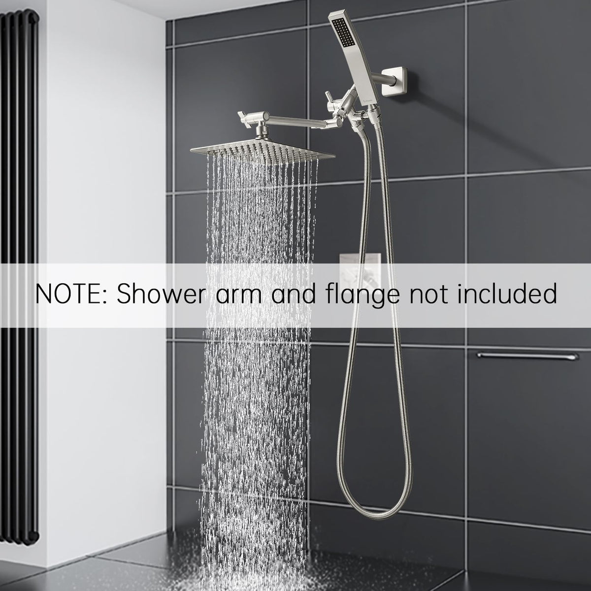 G-Promise handheld wand in brushed nickel for precise cleansing
