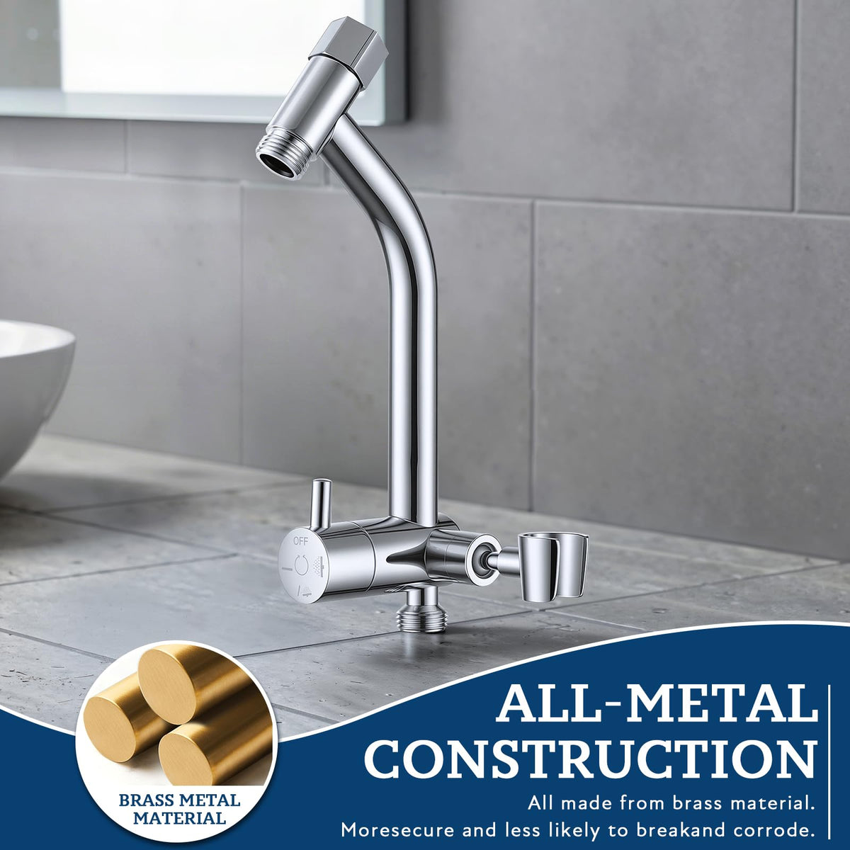 G-Promise pause mode with four settings helps conserve water during showering