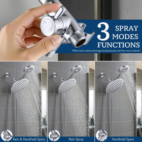 G-Promise three way diverter outlets for flexible water routing.