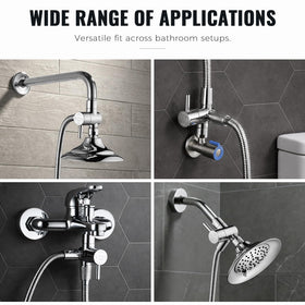 G-Promise universal fit works with most shower arms and hoses.