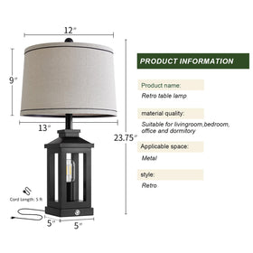G-SAFAVA black lamp shade and body contrast for a bold look