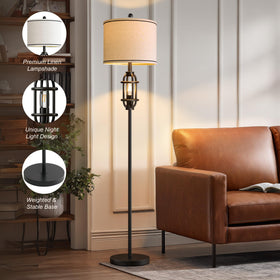 G-SAFAVA easy assembly floor lamp with clear instructions