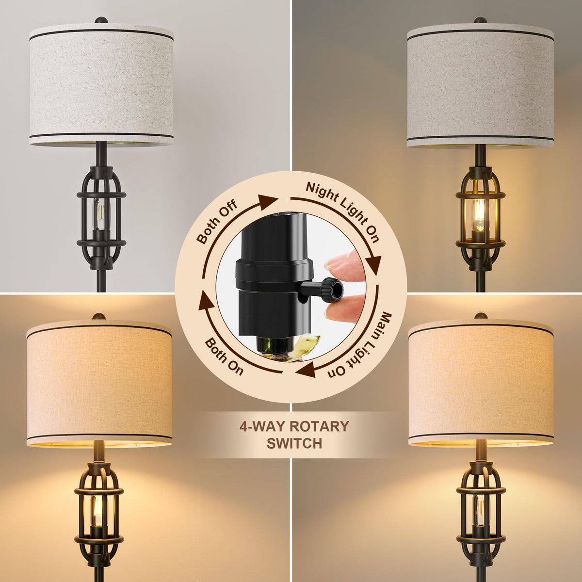 G-SAFAVA floor lamp shade close-up with soft diffusion
