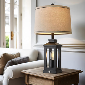 G-SAFAVA hollow-out design bedside lamp for a stylish nightstand glow