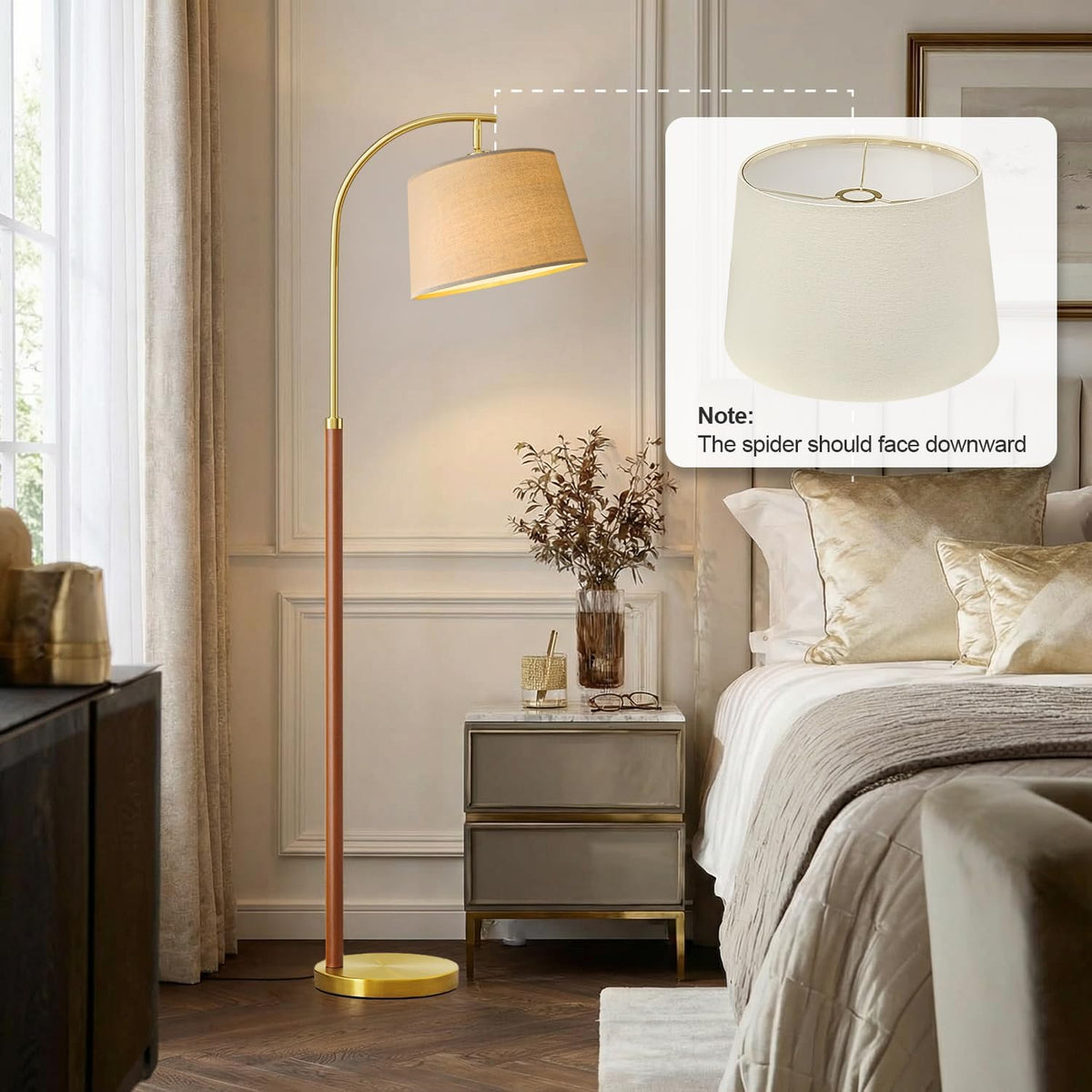 G-SAFAVA living room corner light creates ambient glow near seating.