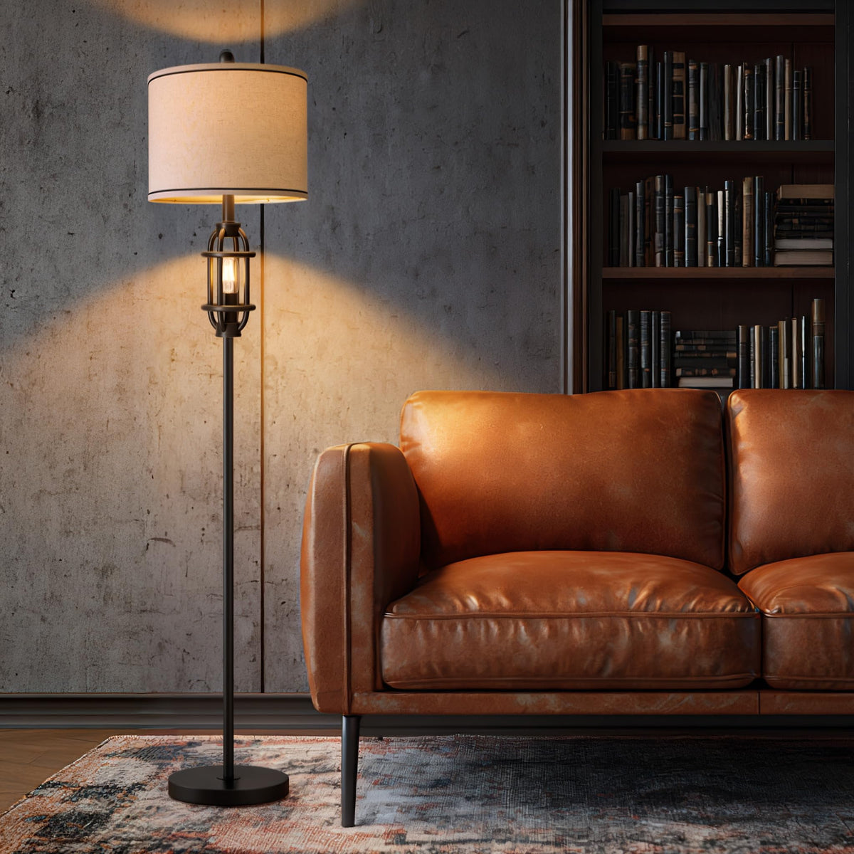 G-SAFAVA mid-century design floor lamp blending industrial and modern style