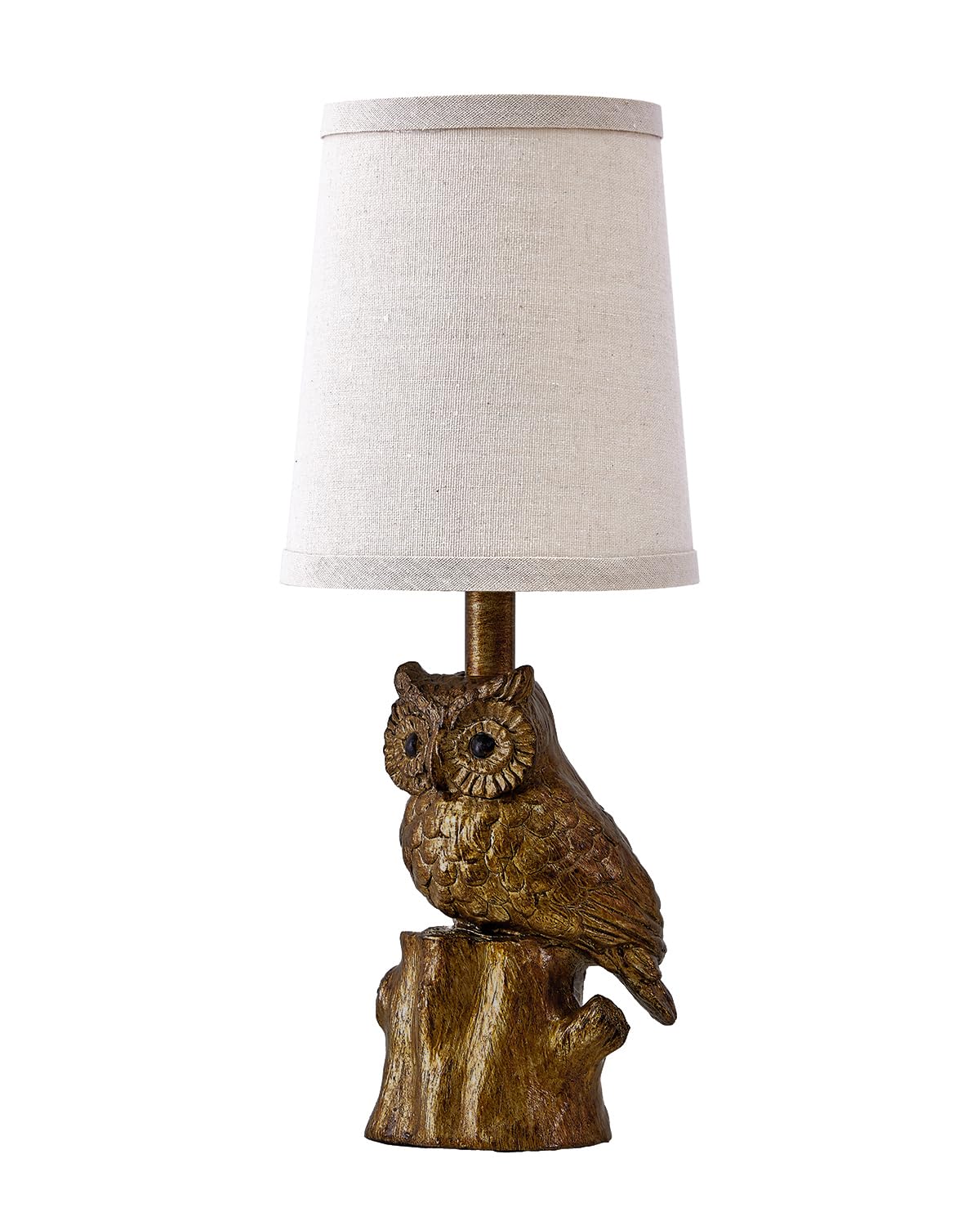 G-SAFAVA resin owl lamp brings vintage charm to any room.