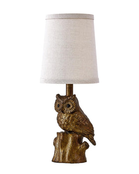 G-SAFAVA resin owl lamp brings vintage charm to any room.