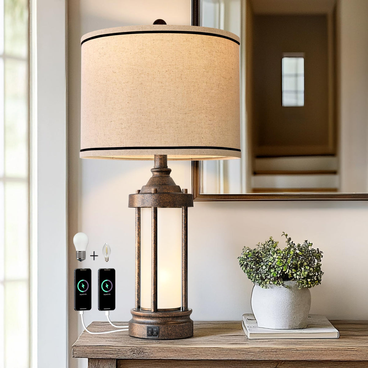 G-SAFAVA includes two bulbs, saving extra shopping trips.