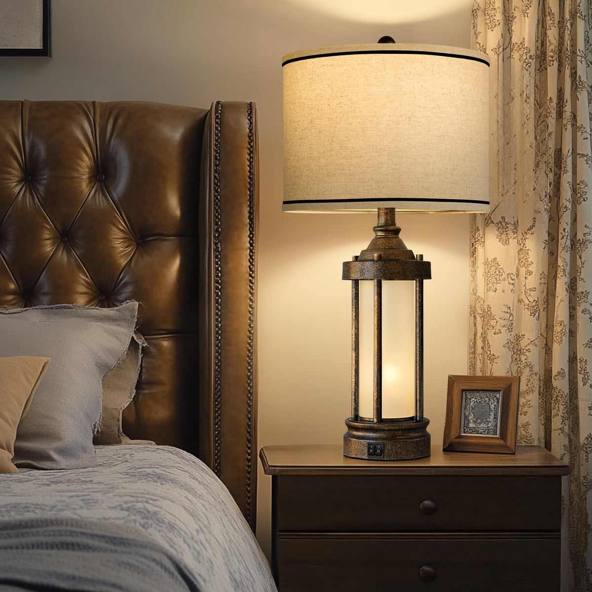 G-SAFAVA vintage industrial design adds farmhouse charm to any room.