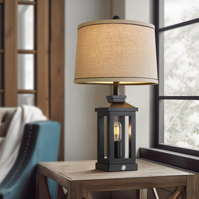 G-SAFAVA lamp with USB-C port for convenient device charging