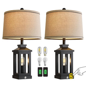 G-SAFAVA vintage-modern table lamp complements contemporary decor