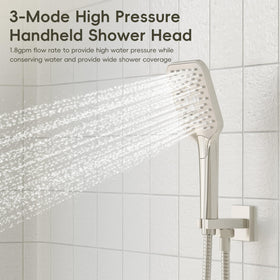 Gabrylly 59-inch stainless hose provides flexible movement