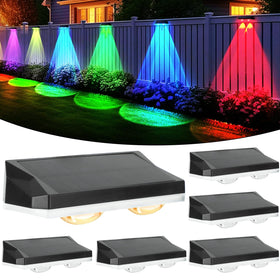 Gachiwar solar fence lights assembly and mounting for easy setup.